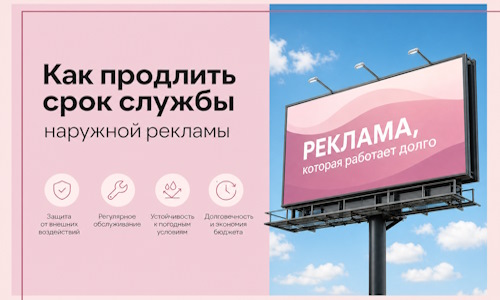Как продлить срок службы наружной рекламы в Надыме